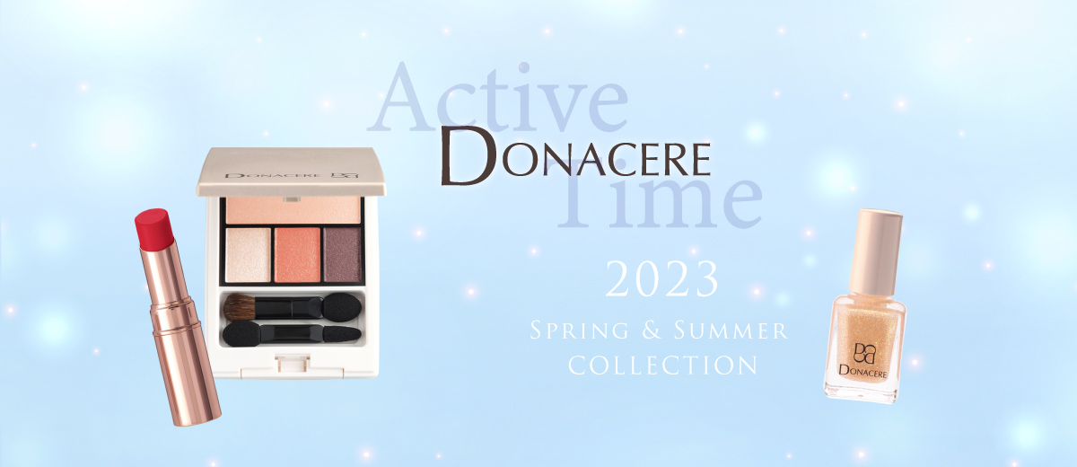 DONACERE Spring/Summer 2023 Makeup Collection Active Time